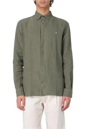 BROOKSFIELD Hombre, Camisas, Verde, Talla: S
