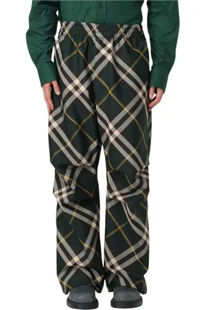 Burberry Hombre, Pantalones, Verde, Talla: M