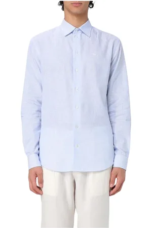 Emporio Armani Hombre, Camisas, Azul, Talla: S
