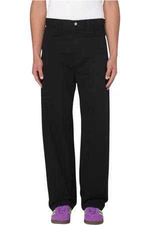 Carhartt Hombre, Pantalones, Negro, Talla: W34