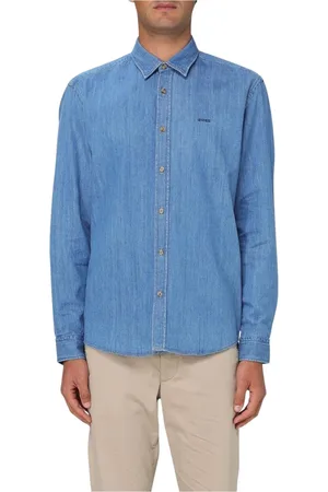 HUGO BOSS Hombre, Camisas, Azul, Talla: S
