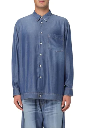 MAGLIANO Hombre, Camisas, Azul, Talla: S