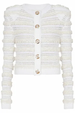Balmain Mujer, Jerseys, Blanco, Talla: S