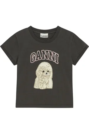 Ganni Mujer, Camisetas, Negro, Talla: XS
