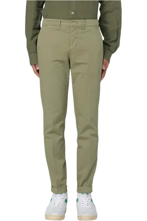 FAY Hombre, Pantalones, Verde, Talla: W33