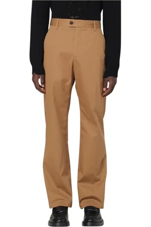 Alexander McQueen Hombre, Pantalones, Marrón, Talla: M