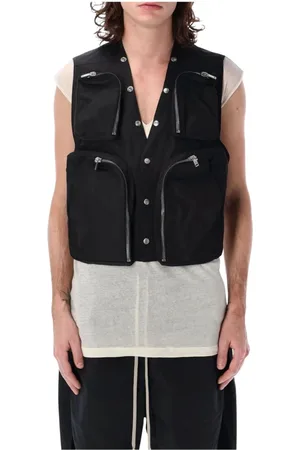 Rick Owens Hombre, Chaquetas, Negro, Talla: L