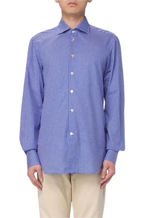 Kiton Hombre, Camisas, Azul, Talla: S