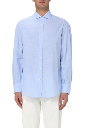 Brunello Cucinelli Hombre, Camisas, Azul, Talla: S