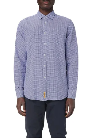 B.D.BAGGIES Hombre, Camisas, Azul, Talla: L