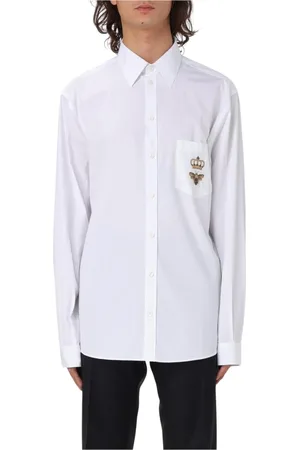 Dolce & Gabbana Hombre, Camisas, Blanco, Talla: L