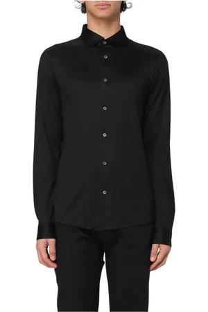 Emporio Armani Hombre, Camisas, Negro, Talla: S