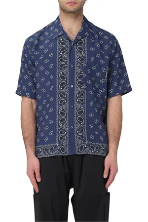 Palm Angels Hombre, Camisas, Azul, Talla: M