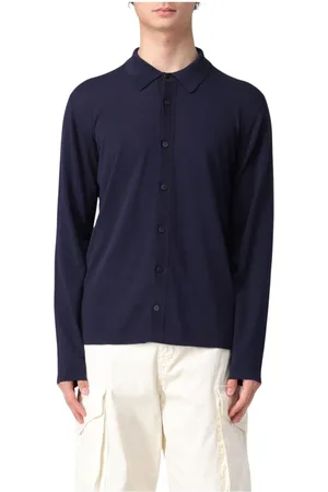 Roberto Collina Hombre, Jerseys, Azul, Talla: 2XL