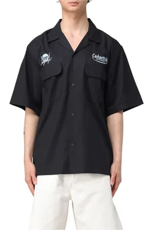 Carhartt Hombre, Camisas, Negro, Talla: S