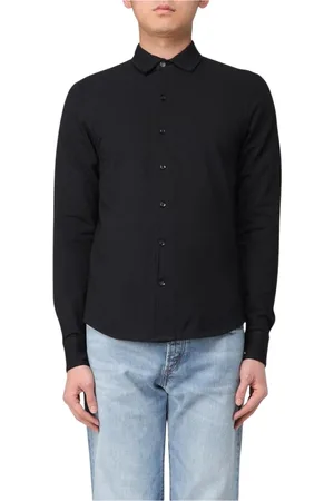 add Hombre, Camisas, Negro, Talla: L