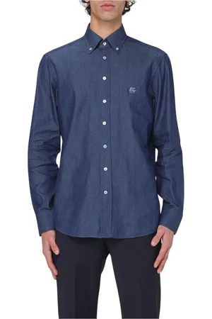 Etro Hombre, Camisas, Azul, Talla: 3XL