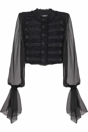 Balmain Mujer, Chaquetas, Negro, Talla: S