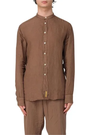 B.D.BAGGIES Hombre, Camisas, Marrón, Talla: S