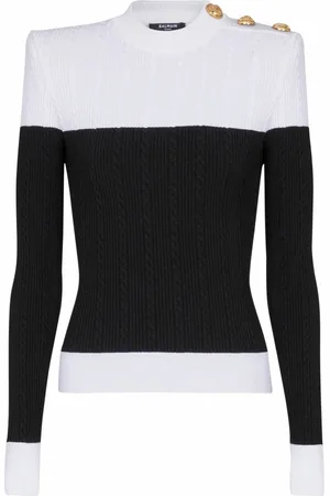 Balmain Mujer, Jerseys, Negro, Talla: L