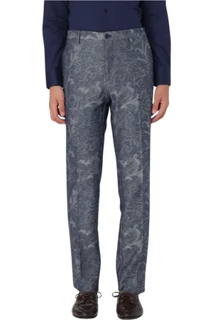 Etro Hombre, Pantalones, Azul, Talla: M