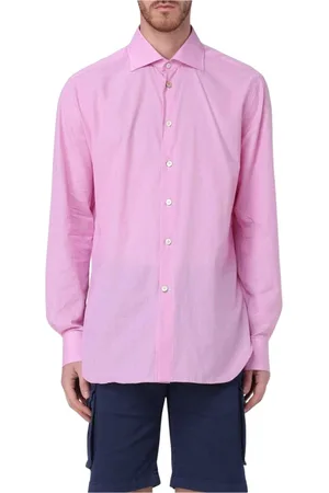Kiton Hombre, Camisas, Rosa, Talla: 4XL