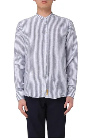 B.D.BAGGIES Hombre, Camisas, Azul, Talla: S