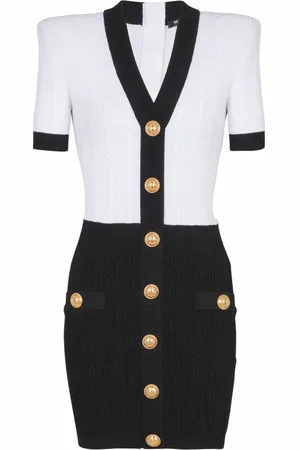 Balmain Mujer, Vestidos, Blanco, Talla: L