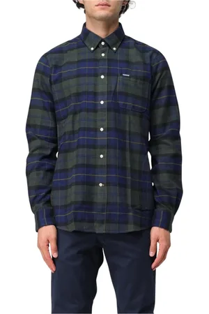 Barbour Hombre, Camisas, Azul, Talla: S