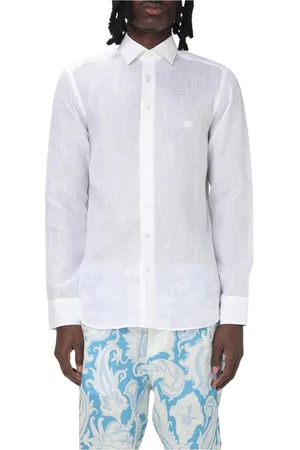 Etro Hombre, Camisas, Blanco, Talla: L