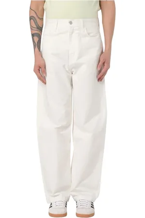 Carhartt Hombre, Pantalones, Blanco, Talla: W29