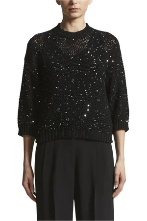 PESERICO SIGN Mujer, Jerseys, Negro, Talla: M
