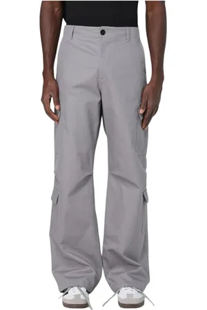 Msgm Hombre, Pantalones, Gris, Talla: L