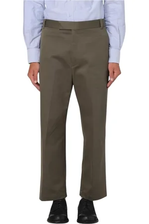Thom Browne Hombre, Pantalones, Verde, Talla: S