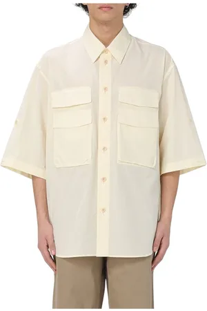 LEMAIRE Hombre, Camisas, Amarillo, Talla: M