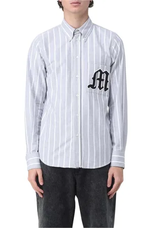 Msgm Hombre, Camisas, Gris, Talla: M