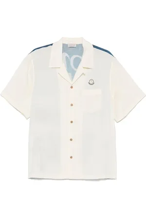 Moncler Hombre, Camisas, Blanco, Talla: M