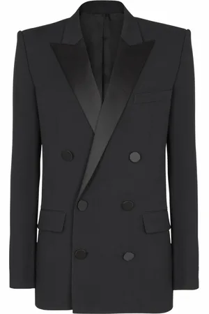 Balmain Hombre, Trajes, Negro, Talla: S