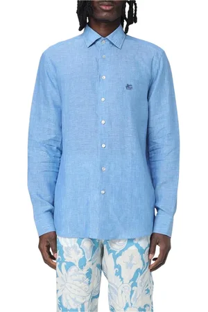 Etro Hombre, Camisas, Azul, Talla: M