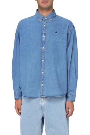 Carhartt Hombre, Camisas, Azul, Talla: M