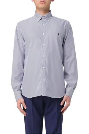 BROOKSFIELD Hombre, Camisas, Azul, Talla: 4XL