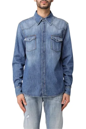 Dolce & Gabbana Hombre, Camisas, Azul, Talla: M
