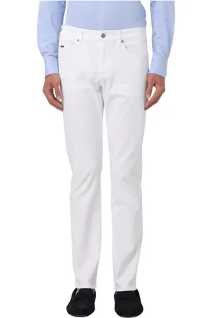 HUGO BOSS Hombre, Vaqueros, Blanco, Talla: W38