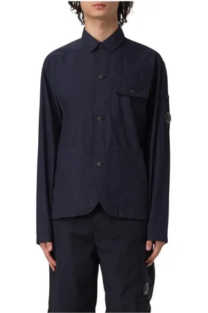 C.P. Company Hombre, Chaquetas, Azul, Talla: L