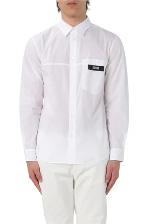 VERSACE Hombre, Camisas, Blanco, Talla: S
