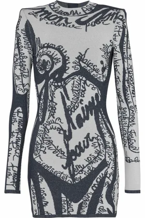 Balmain Mujer, Vestidos, Azul, Talla: XS