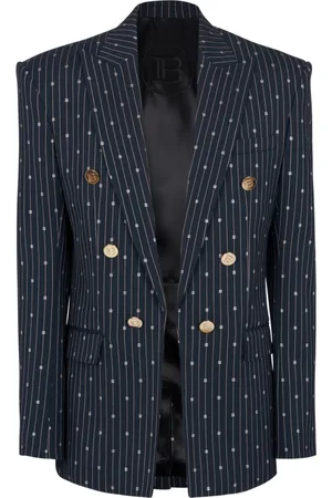 Balmain Hombre, Chaquetas, Azul, Talla: S