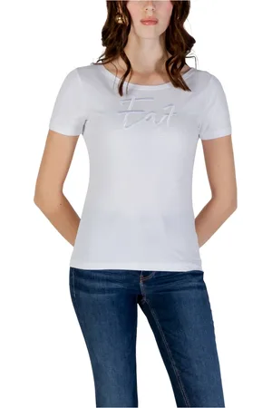 EA7 Mujer, Camisetas, Blanco, Talla: XS