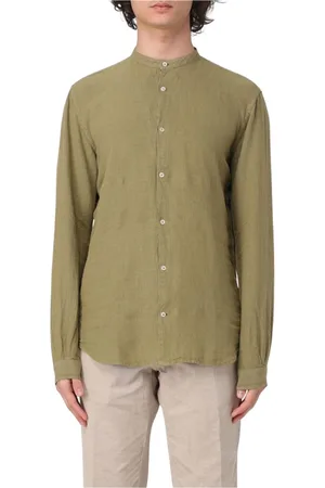 BROOKSFIELD Hombre, Camisas, Verde, Talla: M