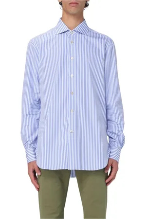 Kiton Hombre, Camisas, Azul, Talla: 4XL